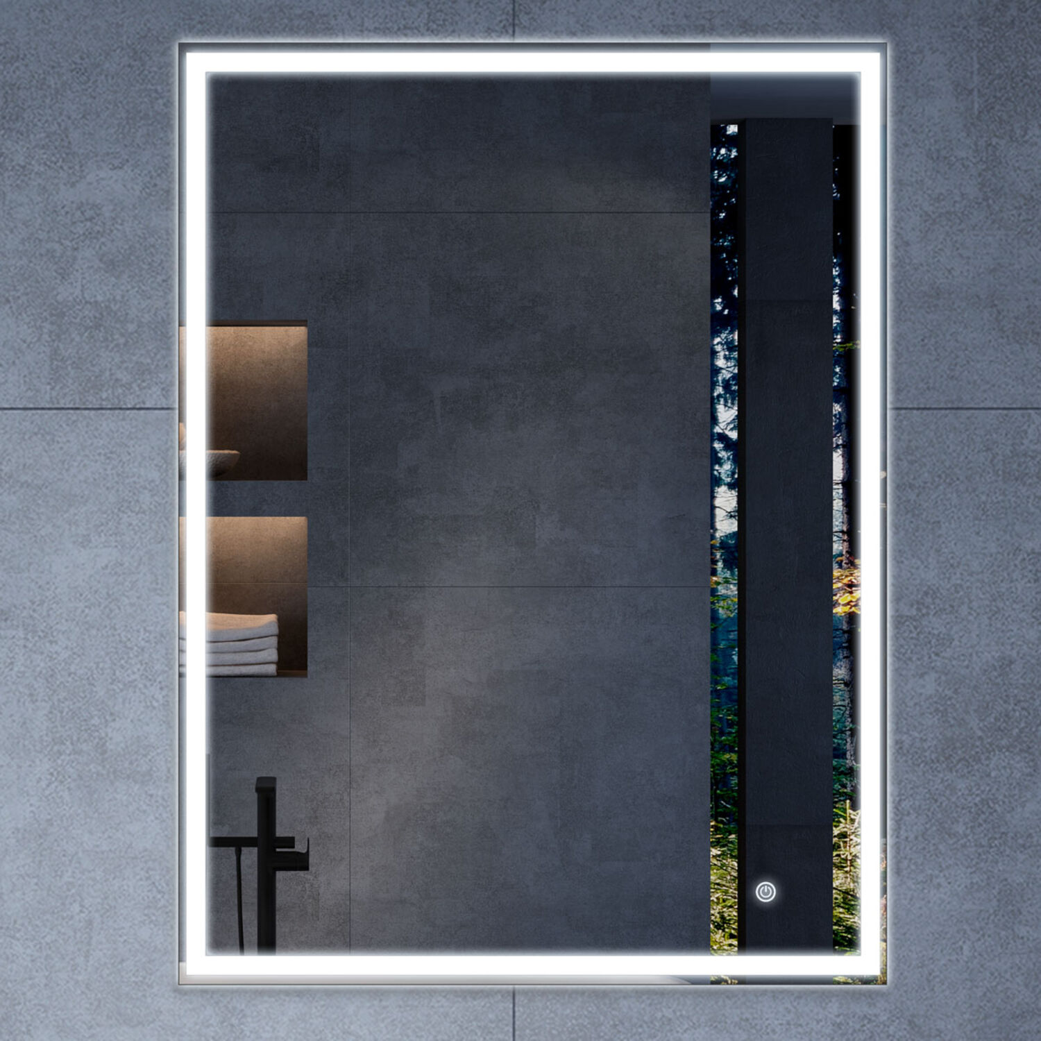 Зеркало Vincea VLM-3VN607 60х70, с подсветкой и диммером