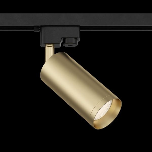 Трековый светильник Maytoni Technical Focus TR004-1-GU10-MG, арматура золото матовое, плафон металл золото матовое