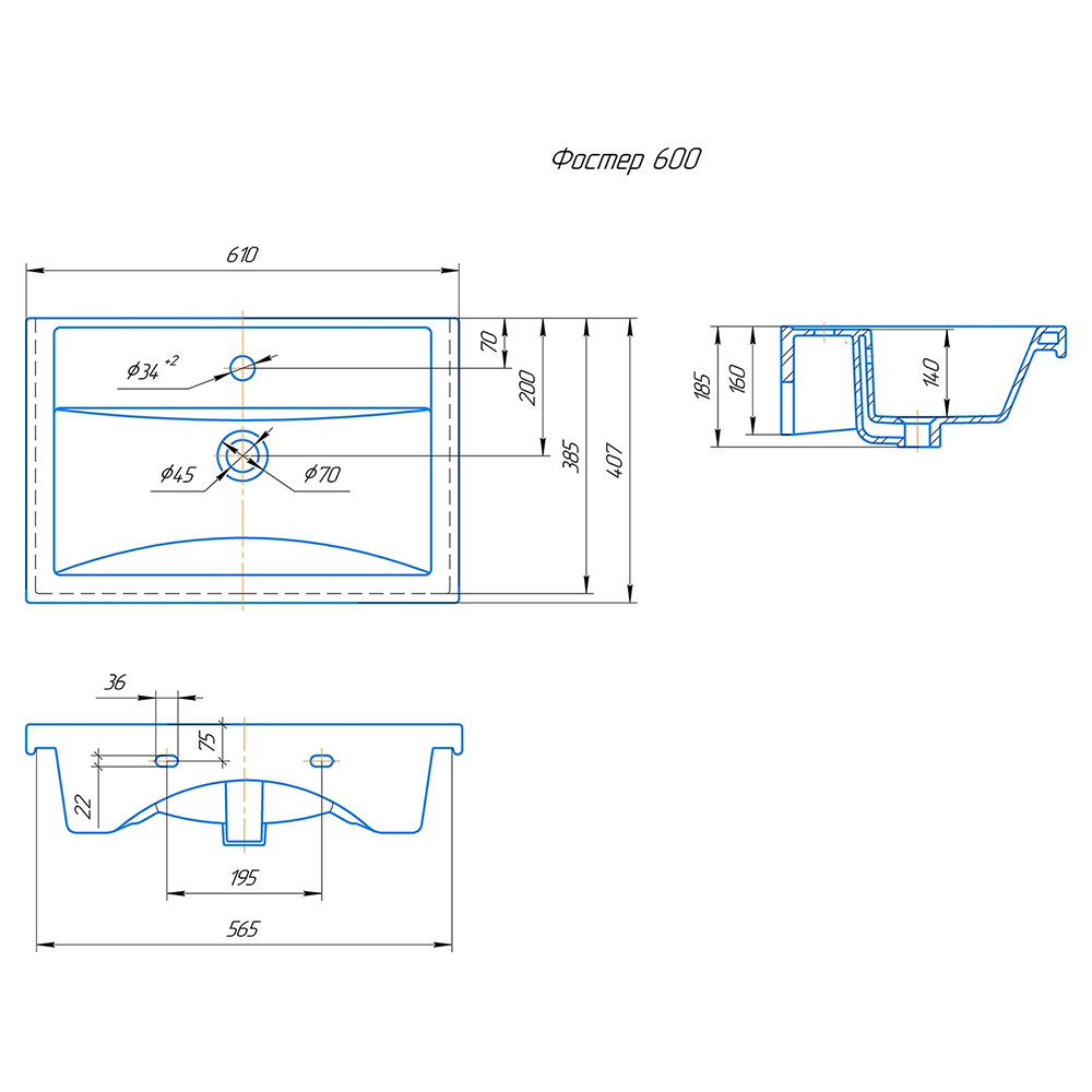 Мебель для ванной Corozo Техас 60, цвет белый