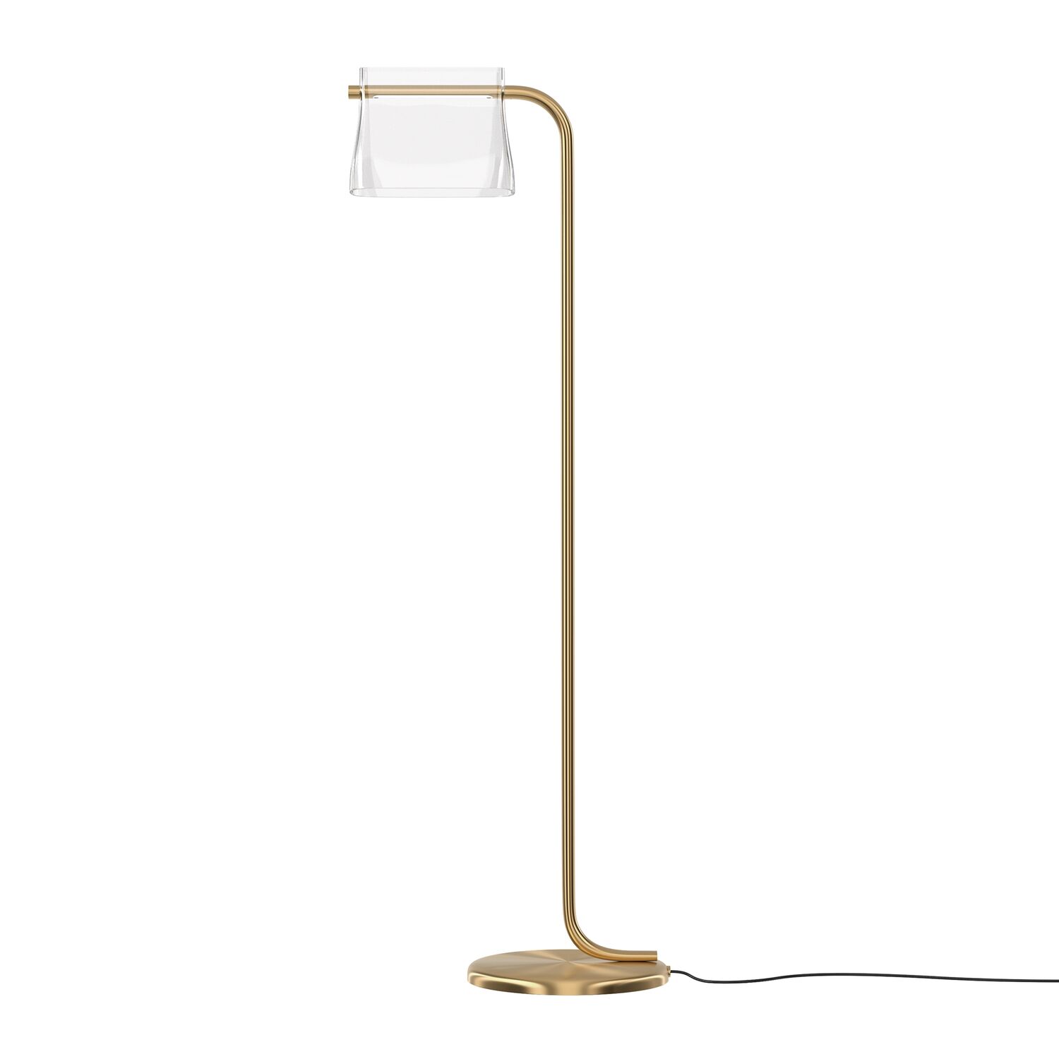 Торшер Maytoni Cabaret MOD170FL-L8BS3K, арматура латунь, профиль стекло прозрачное