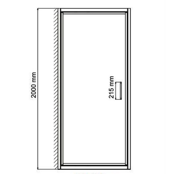 Душевой уголок WasserKRAFT Salm WasserSchutz 27I28 90х80, стекло прозрачное, профиль серебристый - фото 1