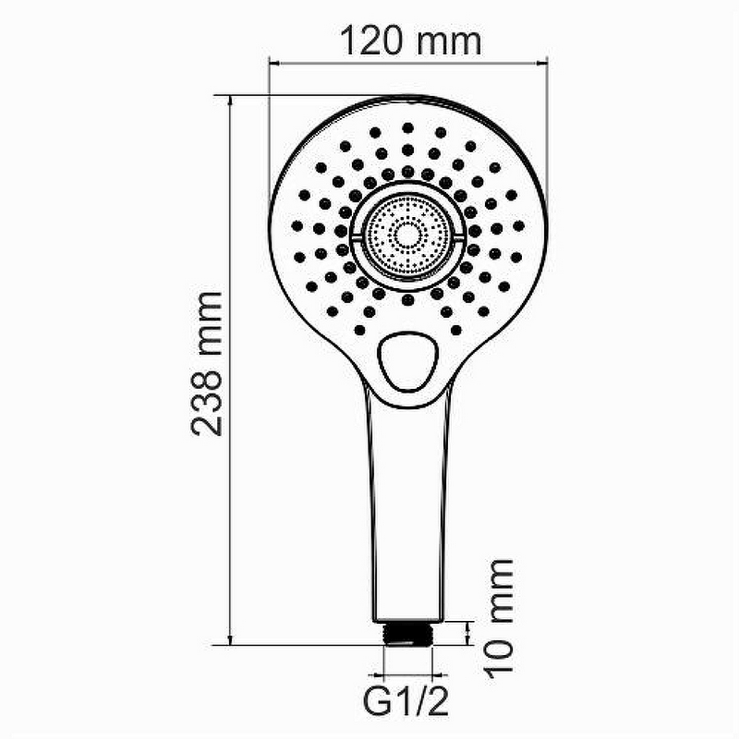Душевой комплект WasserKRAFT A175817 Thermo, встраиваемый, с термостатом, цвет хром