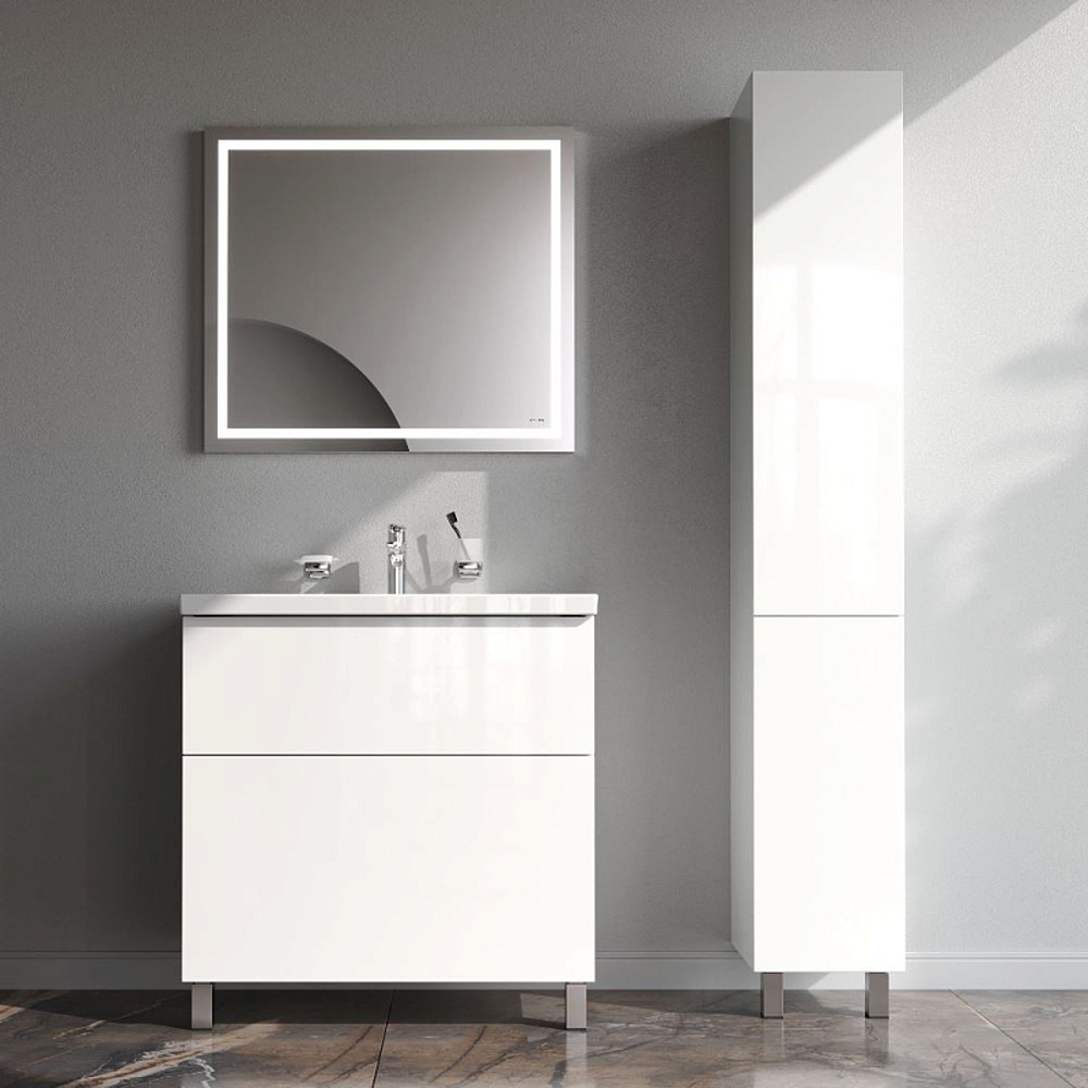 Мебель для ванной AM.PM Gem 80 напольная, цвет белый глянец