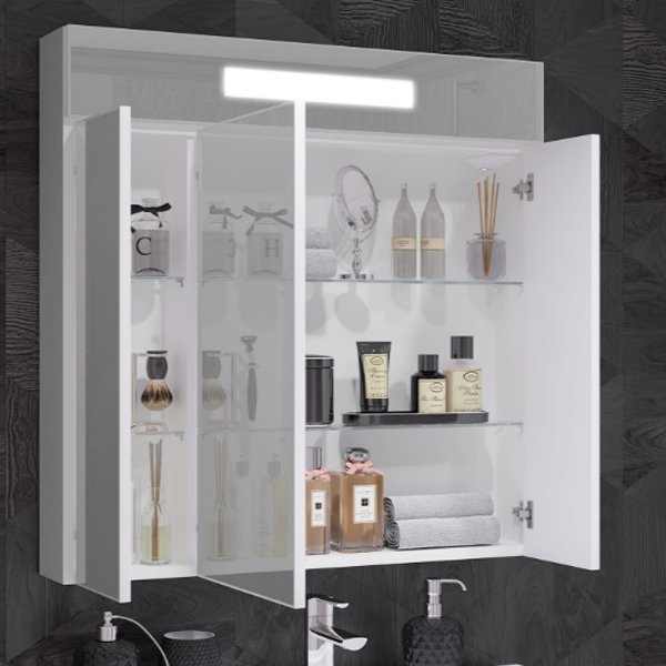 Мебель для ванной Опадирис Фреш 80 подвесная, цвет белый - фото 1