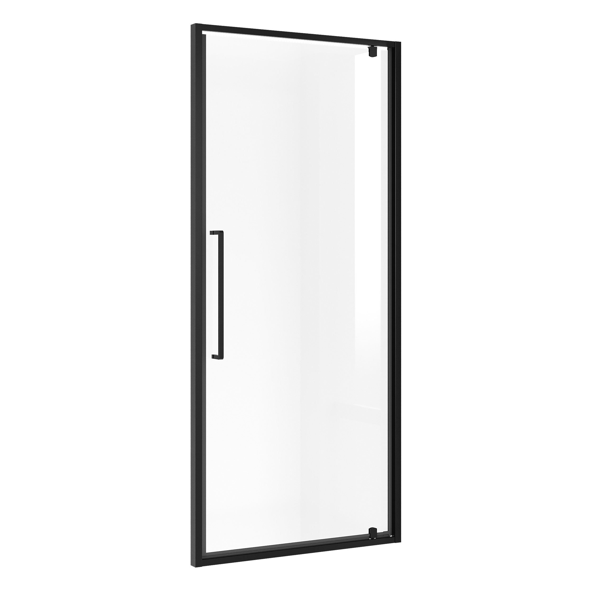Душевой уголок Niagara Nova NG-85-8AB-A80B-34 80x80, стекло прозрачное, профиль черный матовый - фото 1