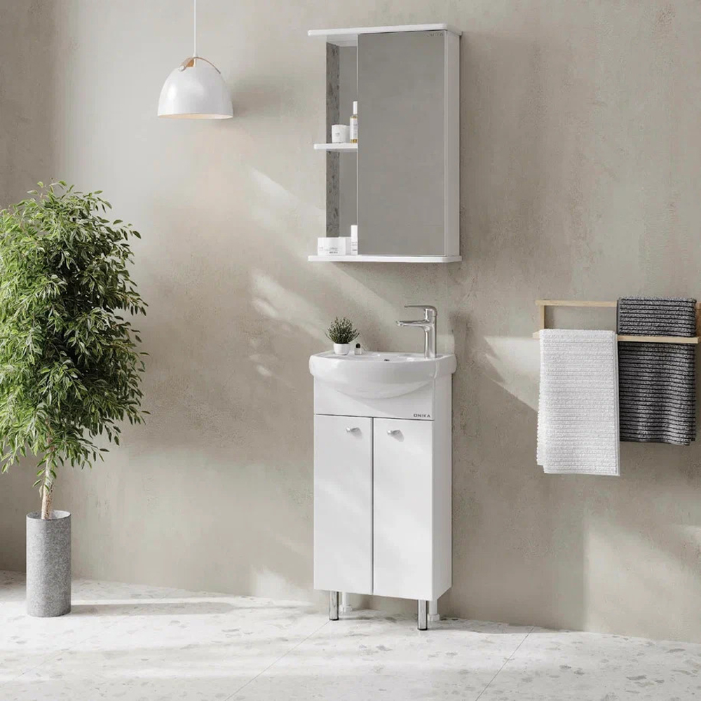 Мебель для ванной Оника Азов 40, цвет белый - фото 1