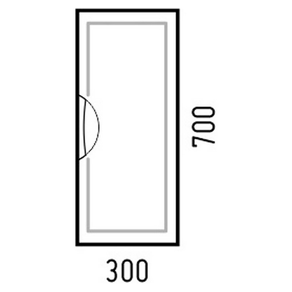 Шкаф Corozo Монро 30, цвет белый