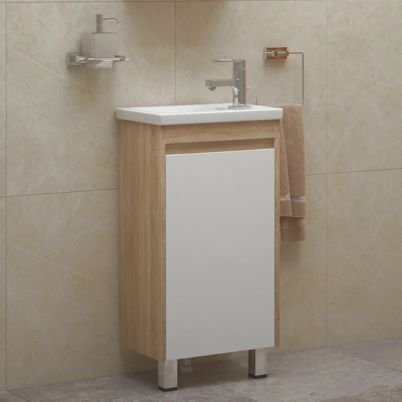 Тумба под раковину Corozo Остин 45, цвет дуб сонома - фото 1