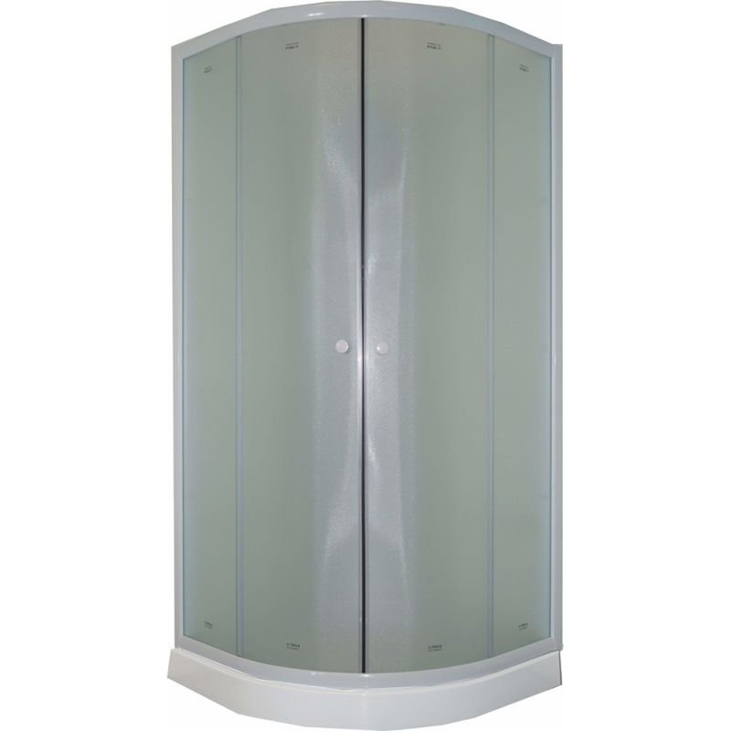 Душевая кабина Parly Effect TMF911 85x85, стекло матовое, профиль белый, без крыши