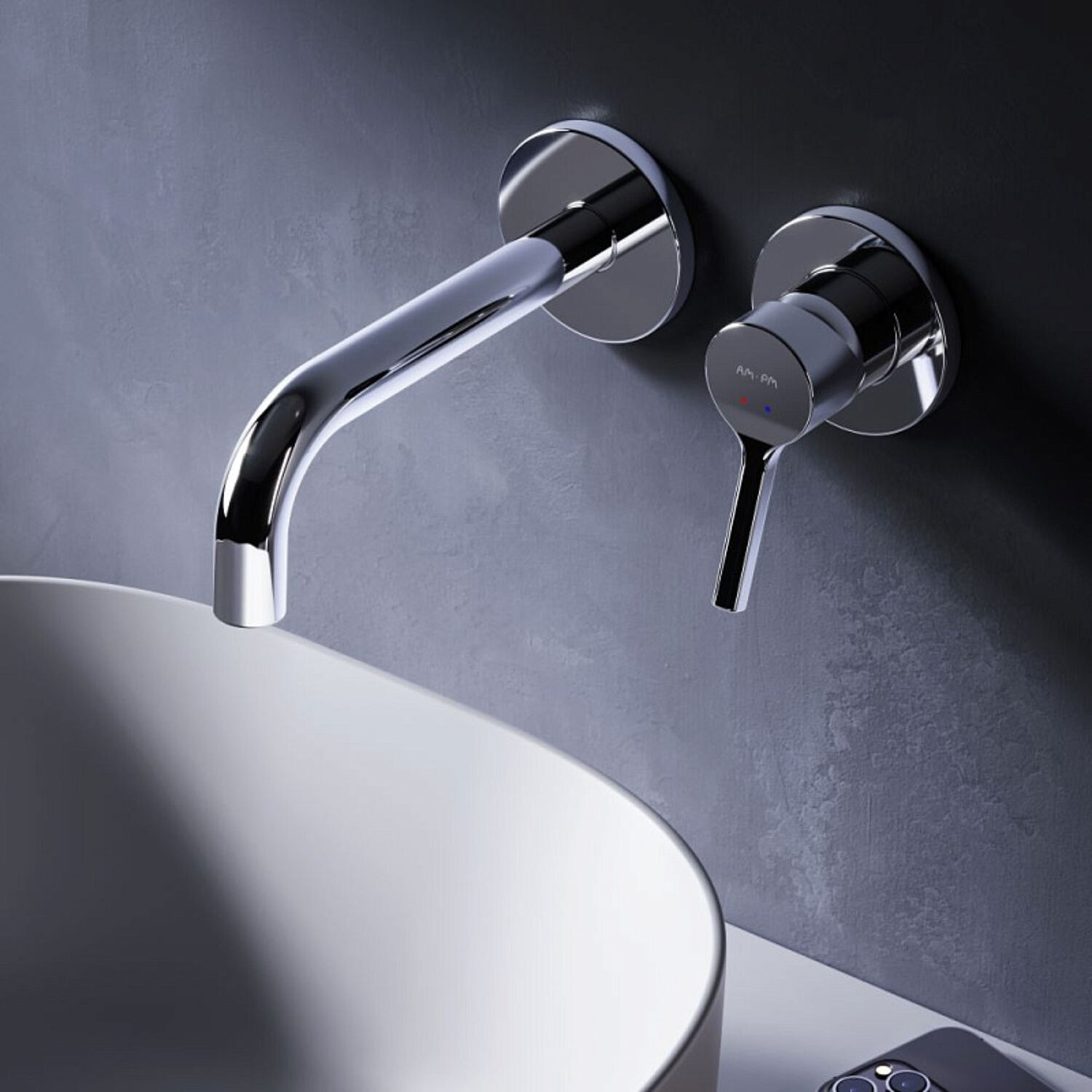 Смеситель AM.PM X-Joy F85B72600 для раковины, встраиваемый, цвет хром - фото 1