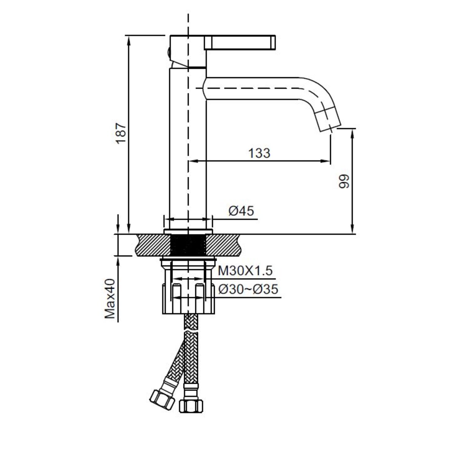 Смеситель Vincea Villa VBF-1VL1BC для раковины, цвет брашированная медь - фото 1