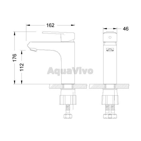 Смеситель Lemark Point LM0306C для раковины - фото 1