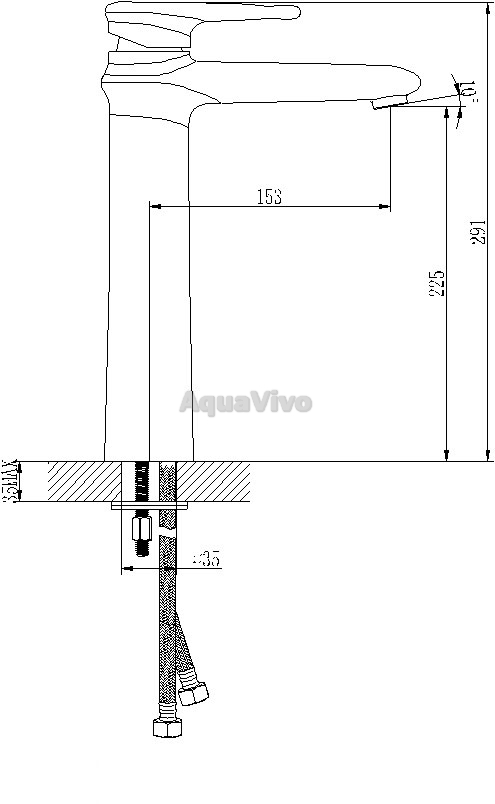 Смеситель Lemark Status LM4409C для раковины - фото 1