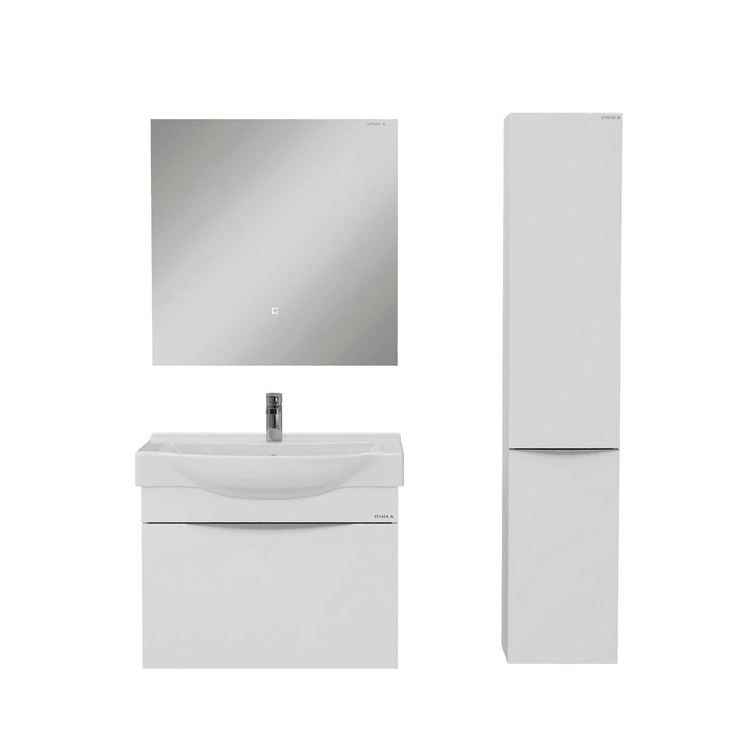 Мебель для ванной Оника Навиа 65, подвесная, цвет белый - фото 1