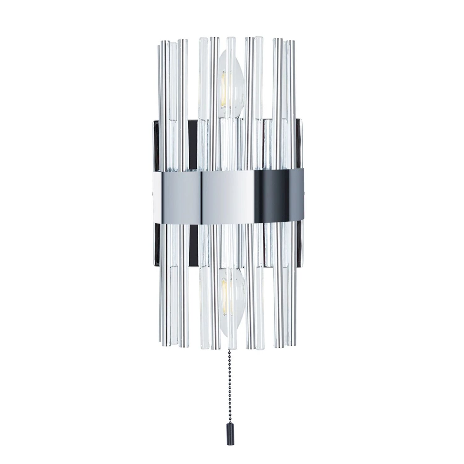 Настенный светильник Arte Lamp Montreal A1034AP-2CC, арматура хром, плафон стекло прозрачное