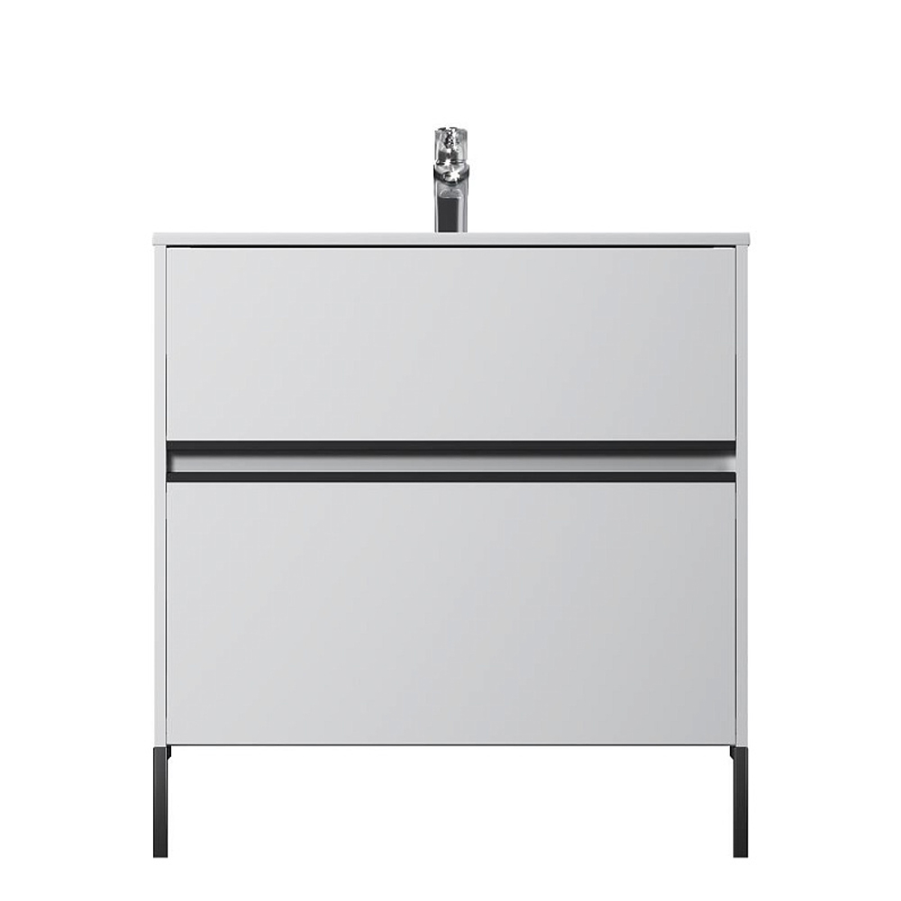 Тумба под раковину AM.PM Sense 80 подвесная/напольная, цвет белый глянец - фото 1