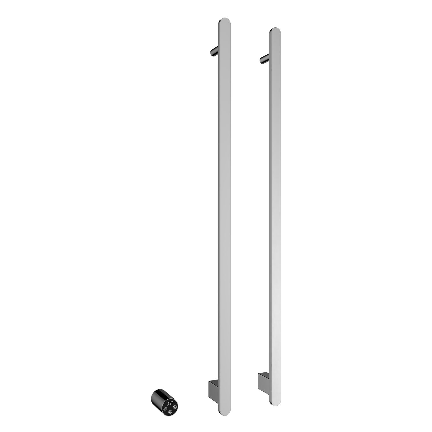 Полотенцесушитель Vincea VTD-2VT1CH 34x100 электрический, цвет хром