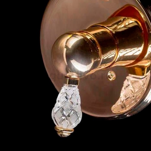 Смеситель Boheme Luxury Crystal 285-CRST для душа, с внутренней частью - фото 1