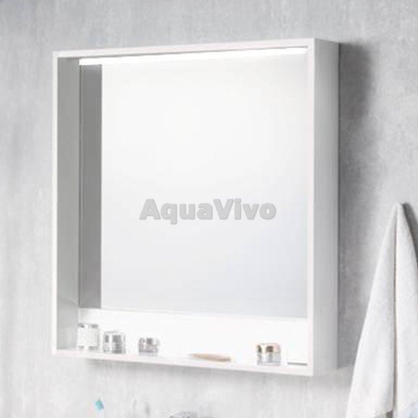 Шкаф-зеркало Акватон Капри 80, цвет белый