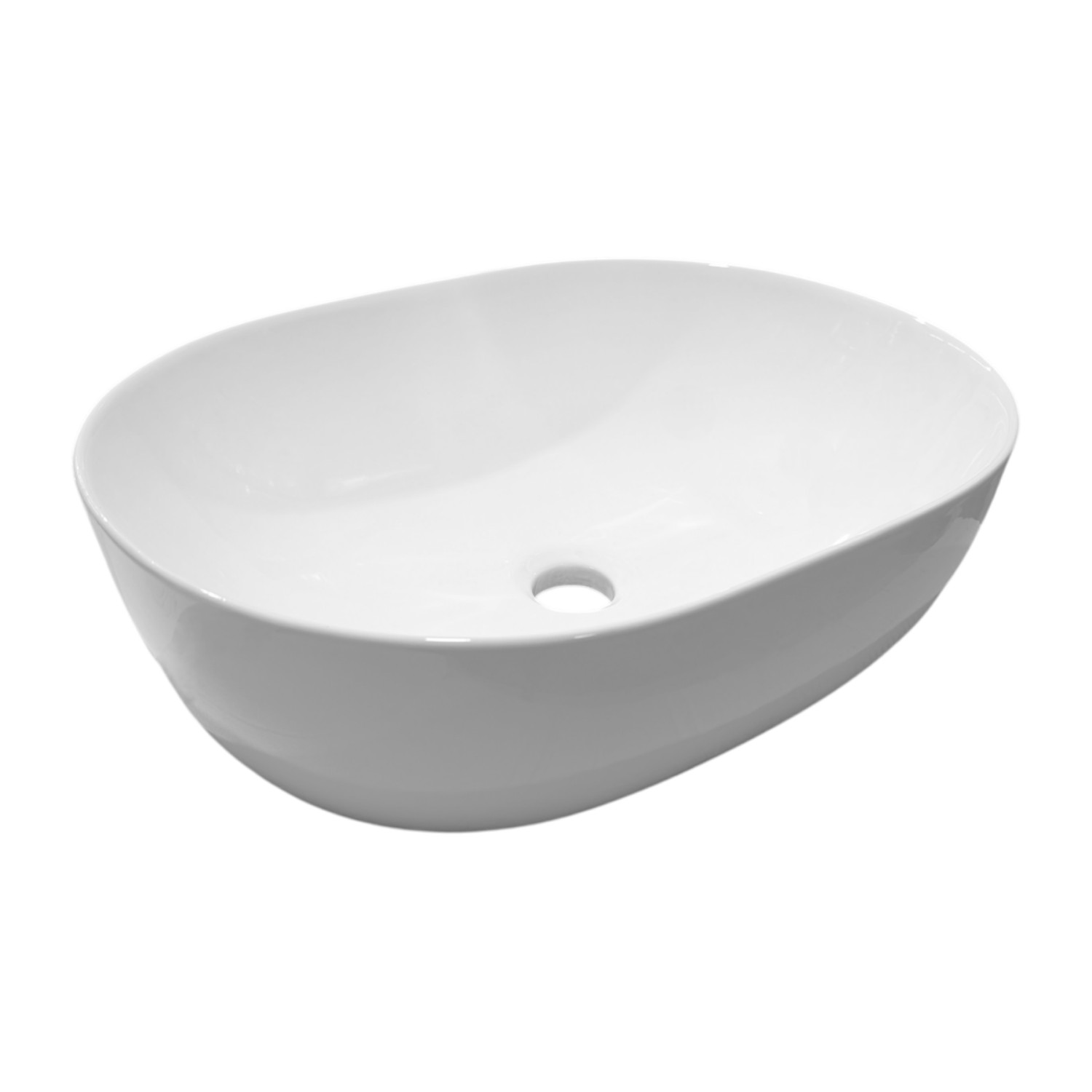 Раковина Joki Herba JK86064013 накладная, 48х35 см, цвет белый глянцевый - фото 1