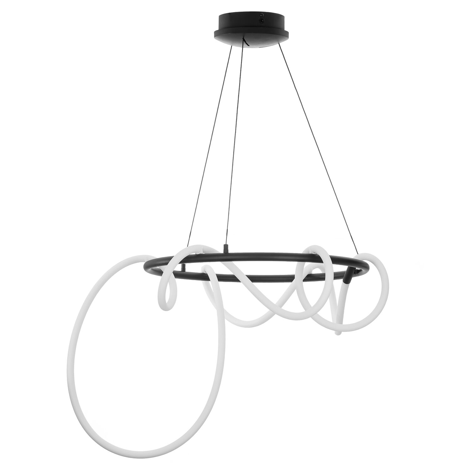 Подвесная люстра Citilux Python CL220261, арматура черная - фото 1