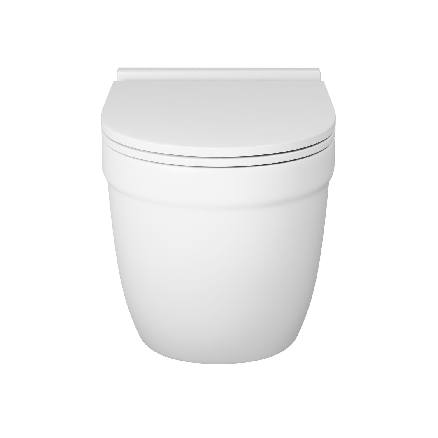 Унитаз Grossman Tornado GR-4483 MSQ подвесной, безободковый, с сиденьем микролифт, цвет белый матовый - фото 1