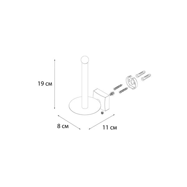 Держатель для запасных рулонов Fixsen Kvadro FX-61310B