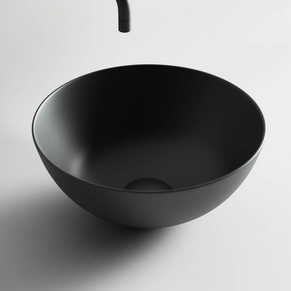 Раковина Ceramica Nova Element CN6004 накладная, 36x36 см, цвет черный матовый - фото 1
