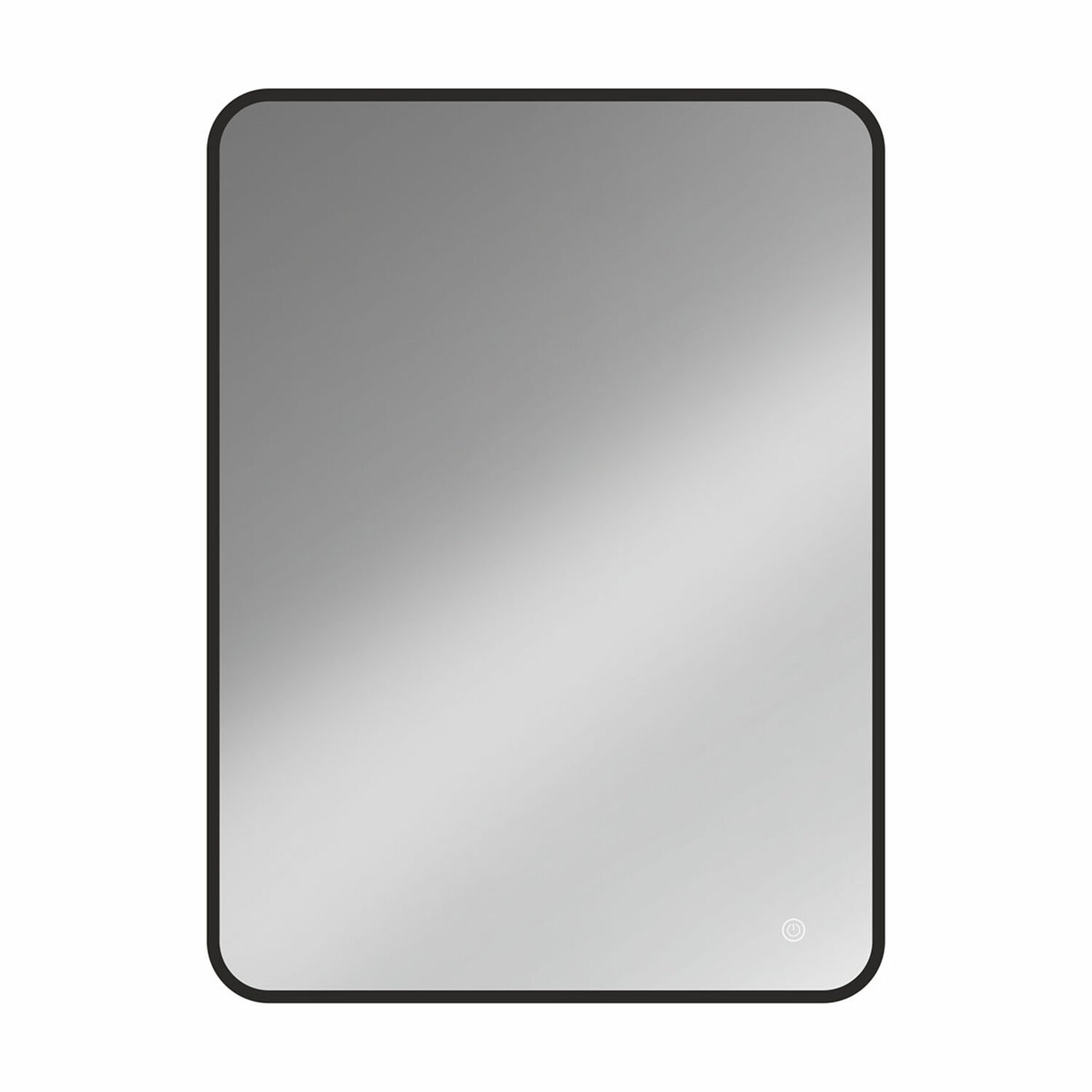 Зеркало Vincea VLM-3VC600B LED 60х80, с подсветкой, сенсорным выключателем и диммером, цвет черный - фото 1