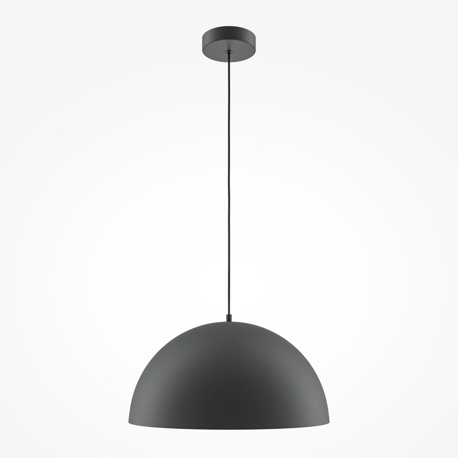 Подвесной светильник Maytoni Basic colors MOD168PL-01B, арматура черная, профиль металл черный