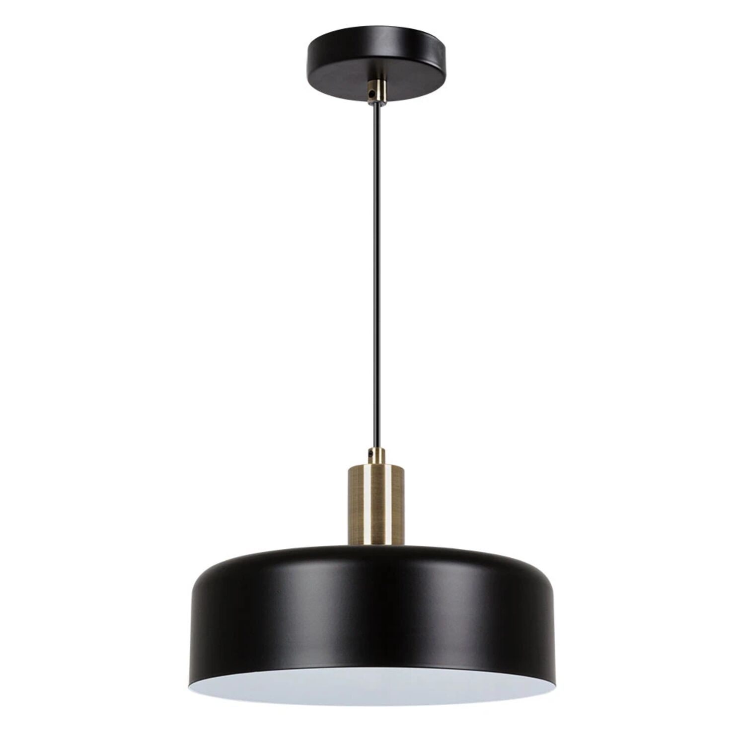 Подвесной светильник Arte Lamp Skat A7052SP-1BK, арматура черный, плафон металл черный