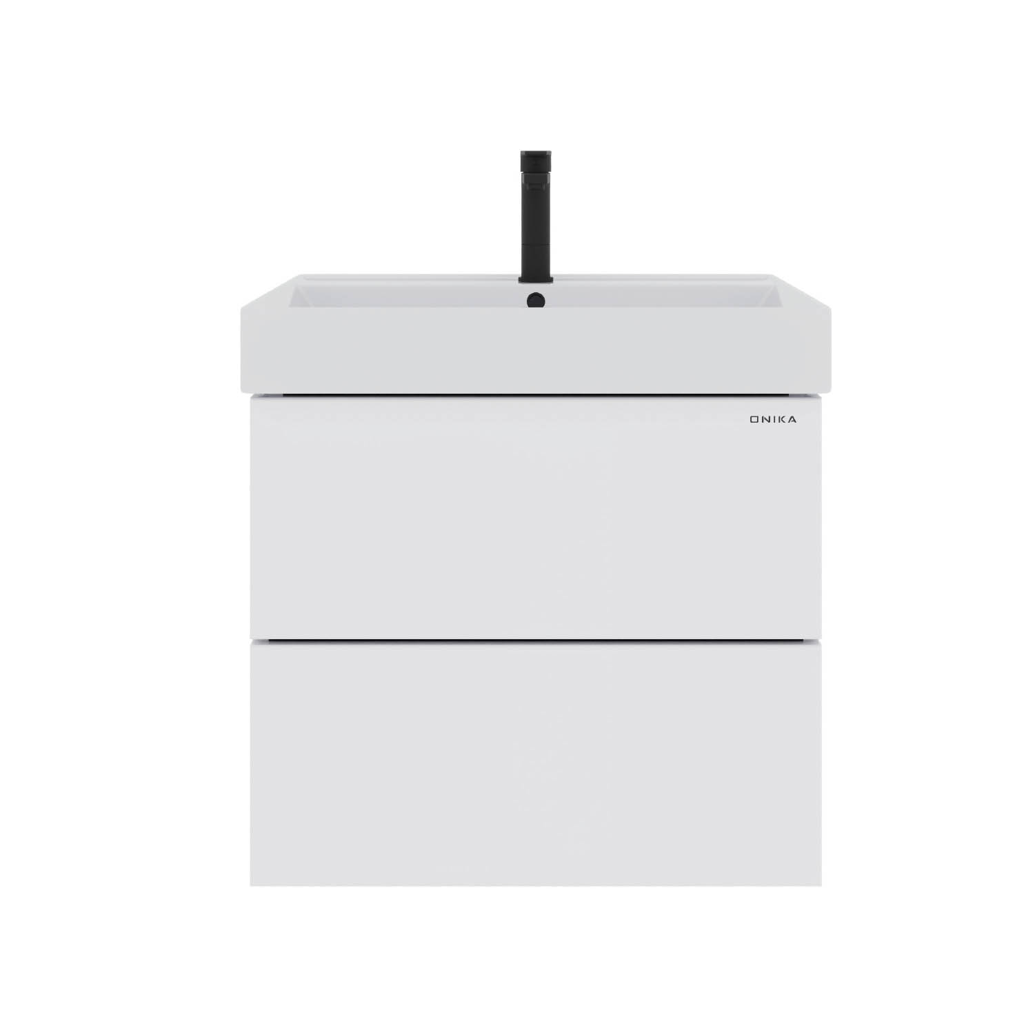 Тумба под раковину Оника Эсквана 65, подвесная, цвет белый - фото 1