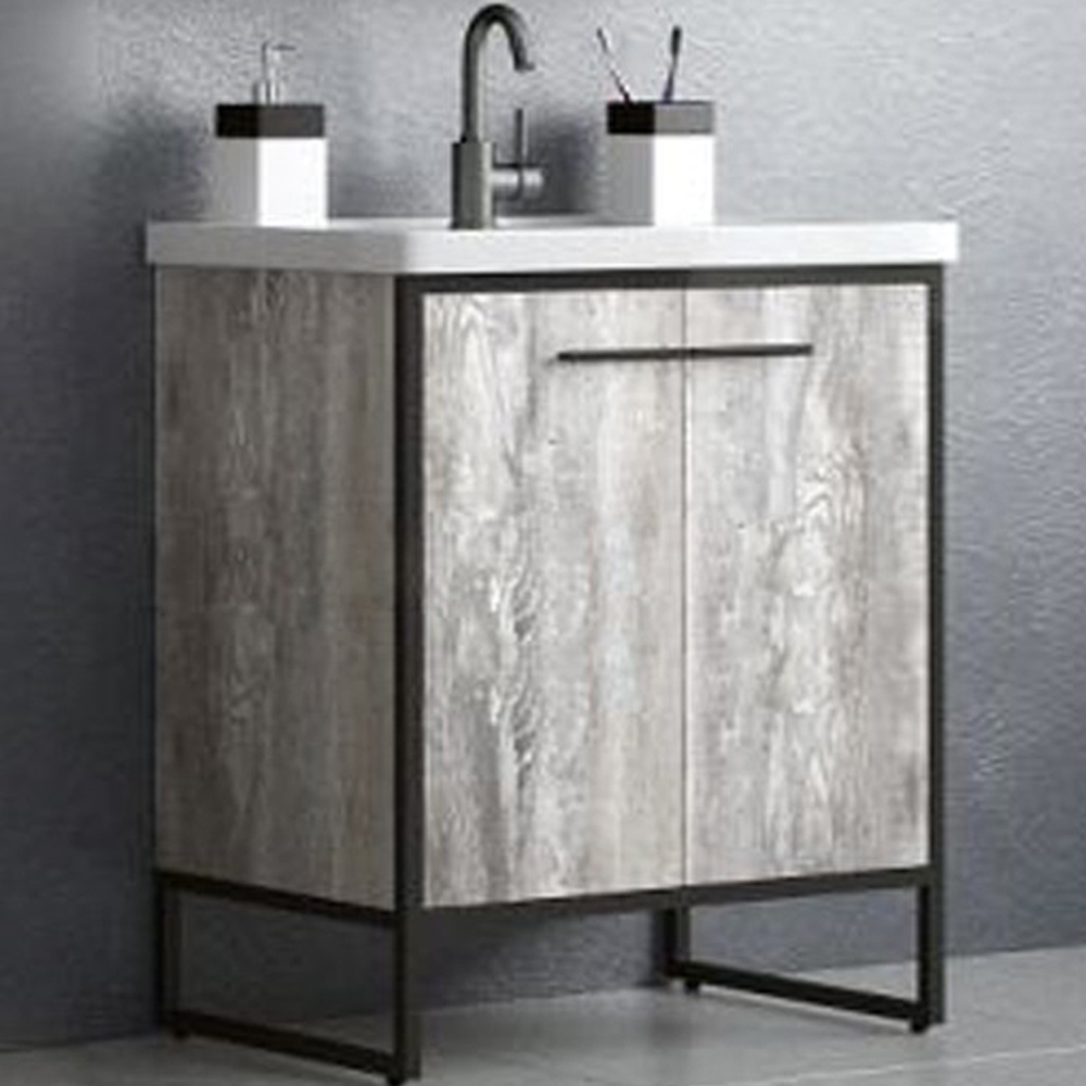 Тумба под раковину Corozo Айрон 70, цвет антик