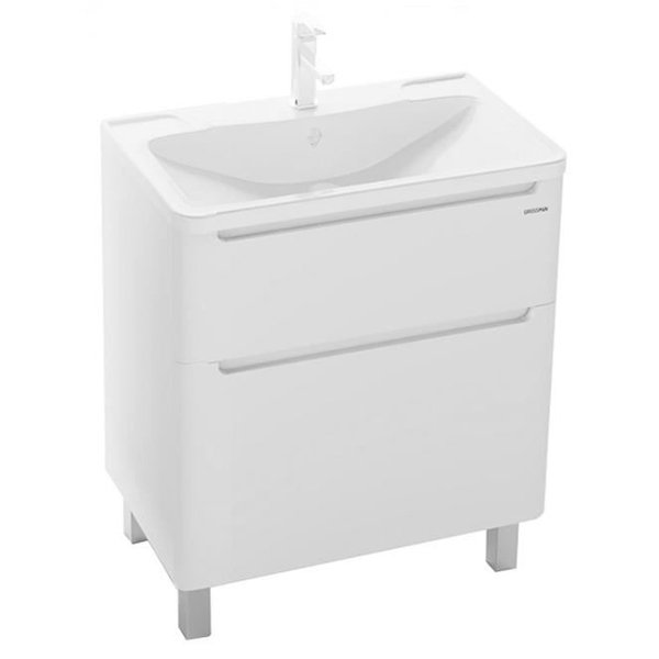 Мебель для ванной Grossman Адель 70, напольная, цвет белый - фото 1