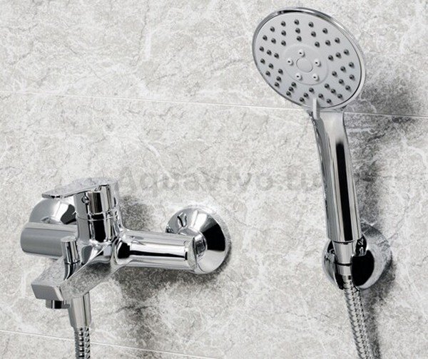 Смеситель WasserKRAFT Rhin 4401 для ванны с душем, цвет хром - фото 1