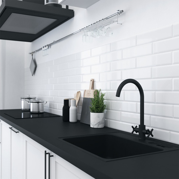 Смеситель RedBlu Neo Classic Black 240000000 для кухни, цвет черный - фото 1