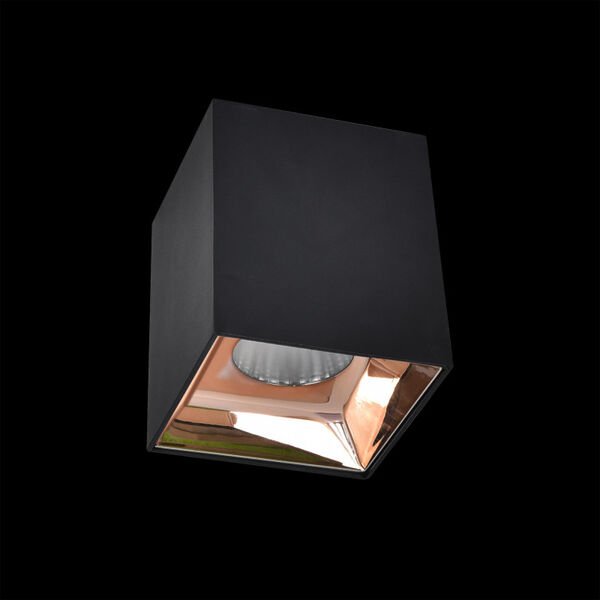Точечный светильник Citilux Старк CL7440213, арматура черная, плафон металл золотой - фото 1