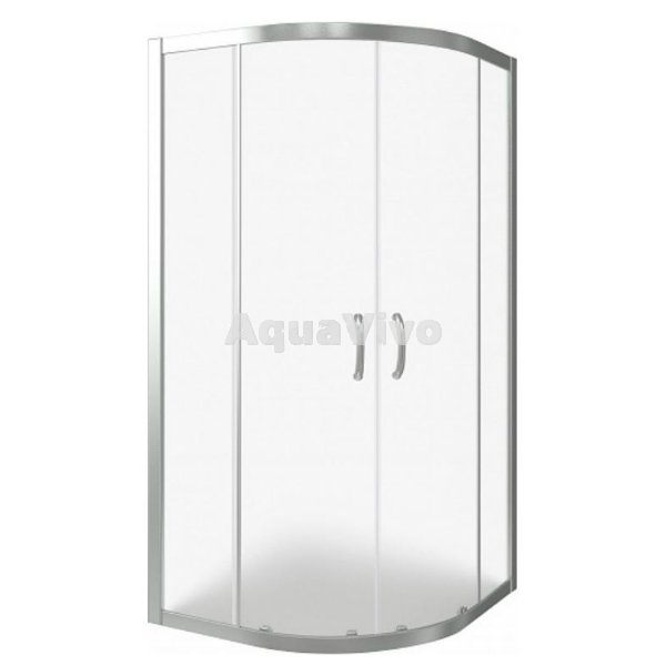 Душевой уголок Good Door Infinity R-100-G-CH 100х100, стекло грейп, профиль хром