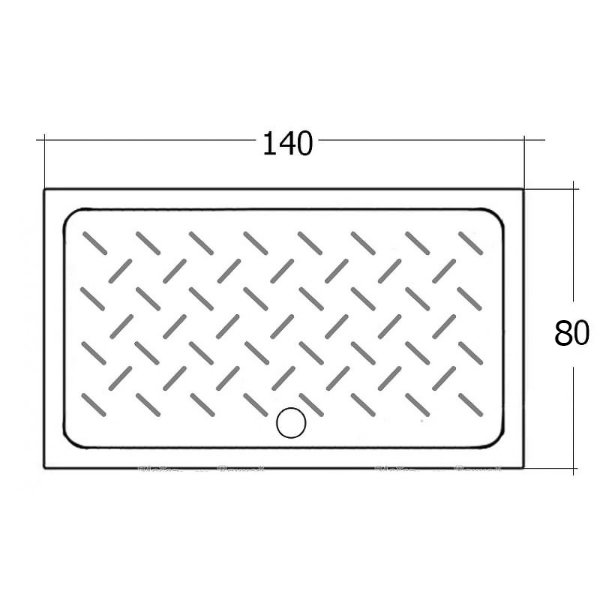 Поддон для душа RGW CER CR-148 140x80, керамический, цвет белый