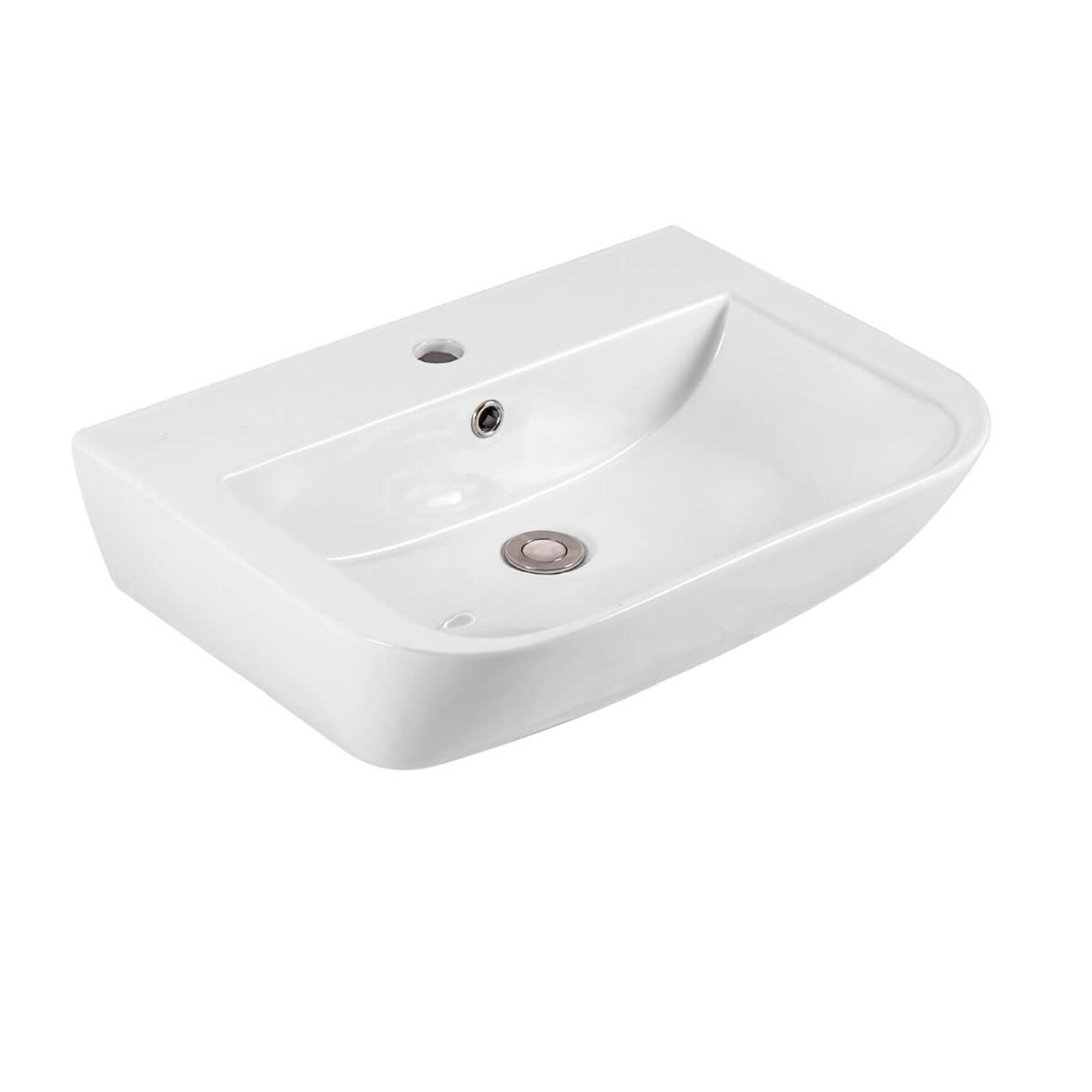 Раковина Акватек AQ5440-00 подвесная, 60x44 см, цвет белый