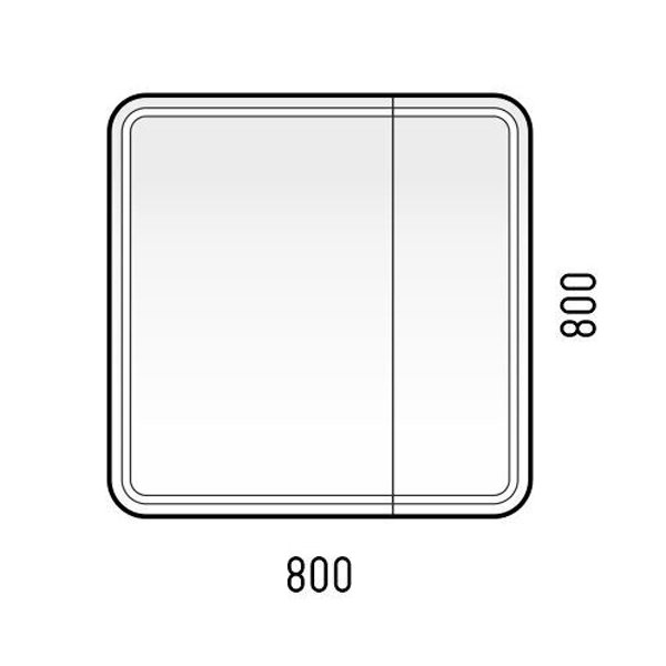 Мебель для ванной Corozo Алабама Z2 80, напольная, цвет белый