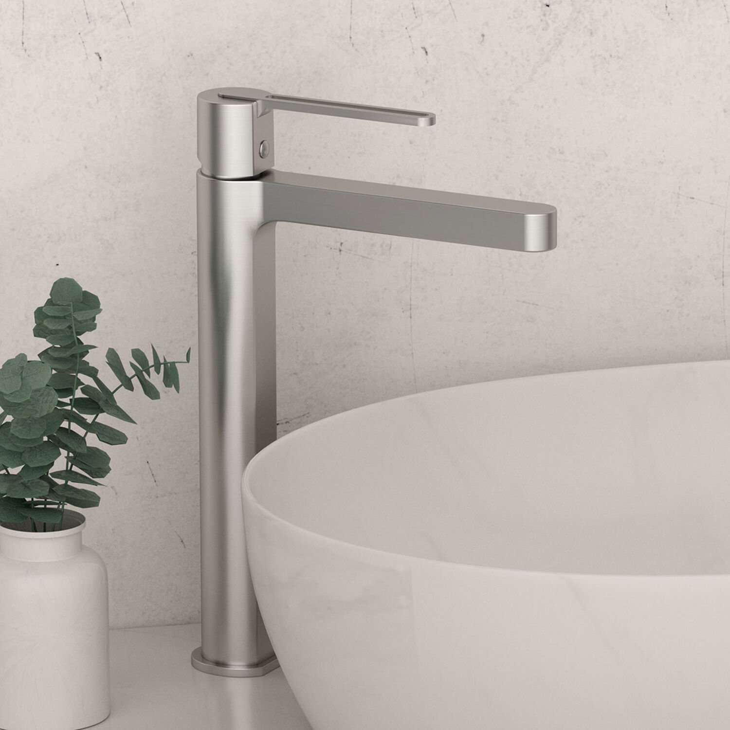 Смеситель Vincea Rondo VBF-1R2CH для раковины, цвет хром - фото 1