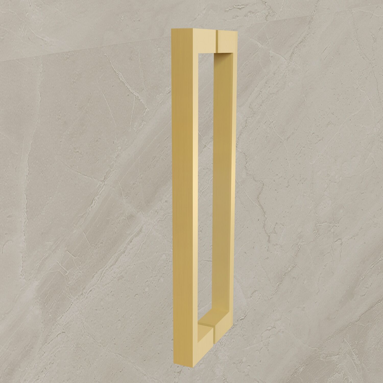 Душевая дверь Vincea Extenza VDP-4EX 100x195, стекло прозрачное, профиль брашированное золото - фото 1