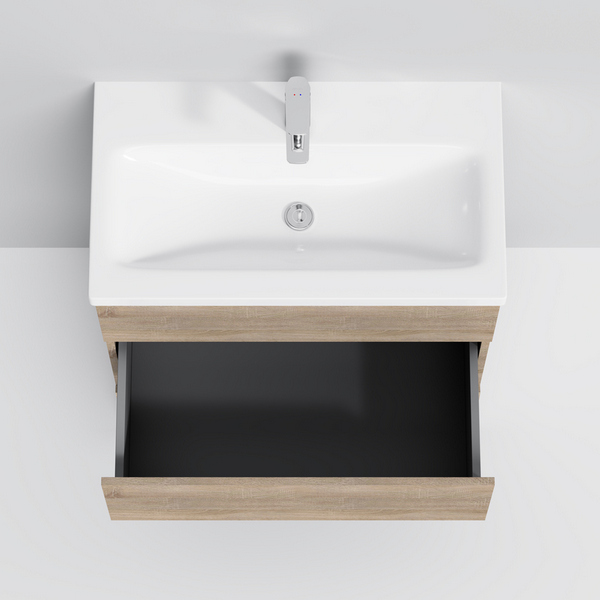 Тумба под раковину AM.PM Gem S 75 напольная, цвет светлый дуб - фото 1