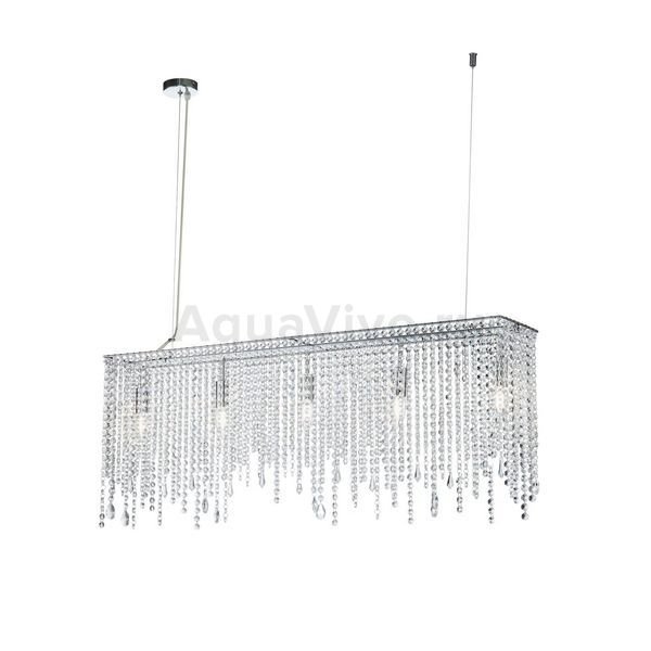 Подвесная люстра Maytoni Empress DIA002PL-05CH, арматура цвет хром, плафон/абажур стекло, цвет прозрачный