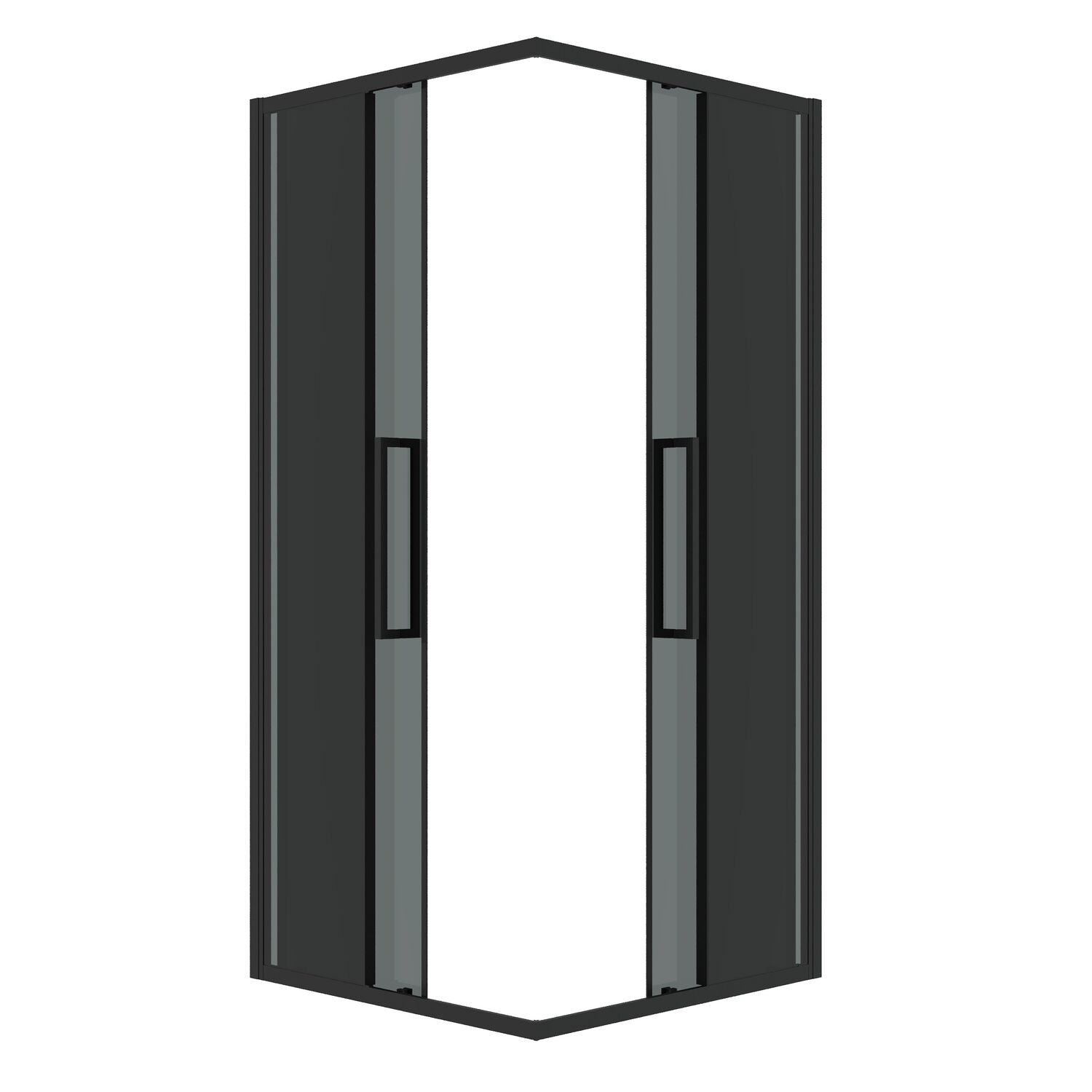 Душевой уголок Grossman Cosmo 300.K33.02.9090.21.10 90х90, стекло тонированное, профиль черный матовый