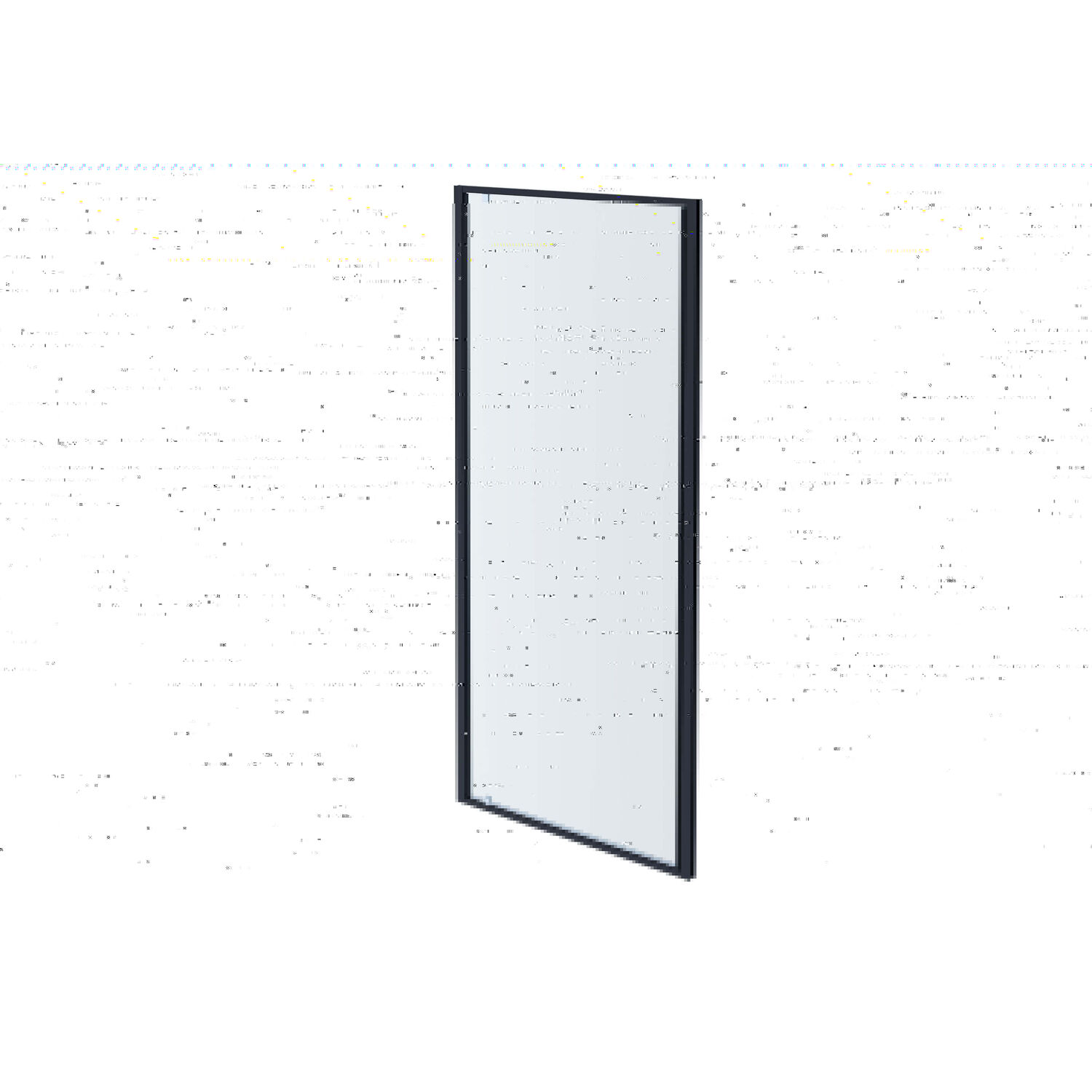 Дверь для душа Акватек Ария AQ ARI PI 10020GM 100x200, стекло прозрачное, профиль оружейная сталь