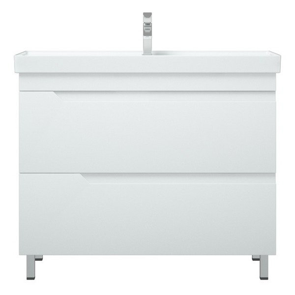 Тумба под раковину Corozo Юта Люкс Z2 100, цвет белый - фото 1