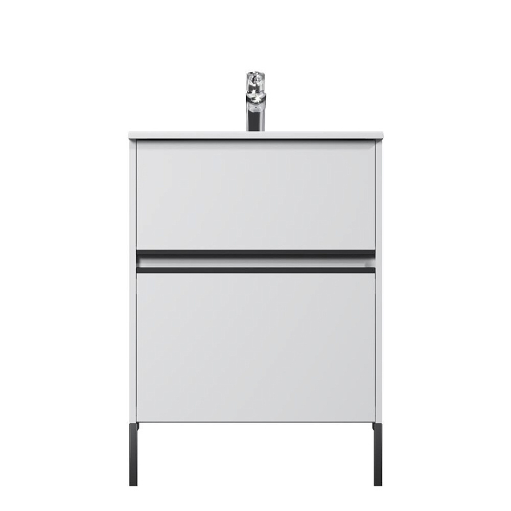 Тумба под раковину AM.PM Sense 60 подвесная/напольная, цвет белый глянец - фото 1