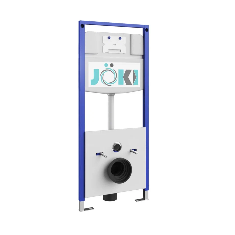 Комплект: Инсталляция JK03553+Кнопка JK024540WM белая+Verna JK3021022 белый унитаз - фото 1